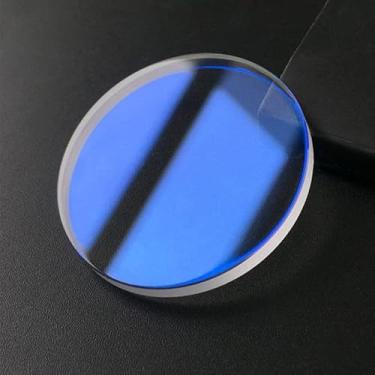 Imagem de Relógio de vidro de safira anti-rascunho 32,7 mm x 2,7 mm acessórios de relógio de vidro de safira para Casio MDV-106, Azul