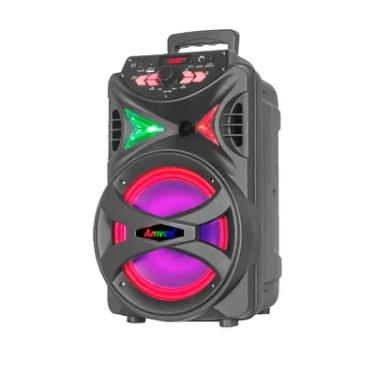 Imagem de Caixa De Som Amvox Aca255 Hit, Woofer 8 Polegadas, Bluetooth Tws, Fm, 250w - Bivolt