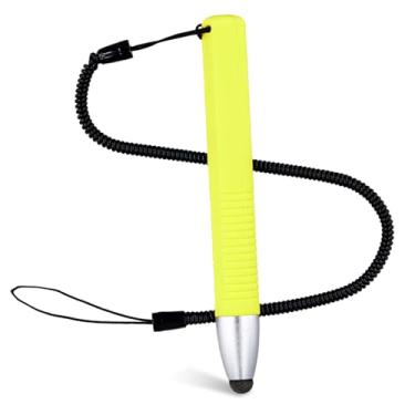 Imagem de Caneta Stylus para telas sensíveis ao toque, capacitiva sensível com cabo de mola, caneta Stylus Crayon para dispositivos com tela sensível ao toque, smartphones, tablets (verde)