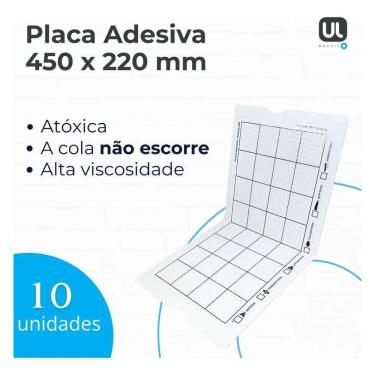 Imagem de 2X 10 Placas Adesivas 450X220 Pega Mata Mosca Mosquito Inset