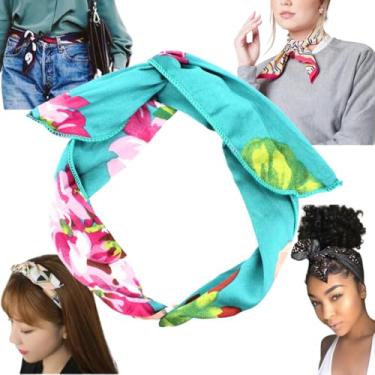 Imagem de Faixa de Cetim com arame Anti Frizz Acessório Moda e Cabelo - Cor e Modelo: Sortido