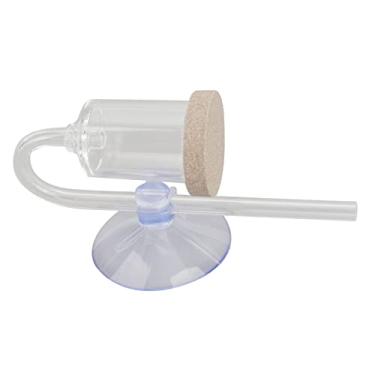 Imagem de aqxreight Difusor de CO2 de Aquário de Acrílico Transparente Com Contador de Bolhas para Dissolução Ideal e Configuração Fácil (L)
