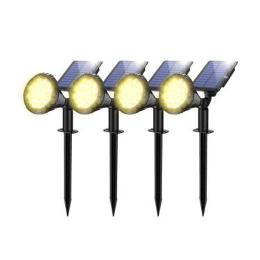 Imagem de Holofotes solares NBKLS 21 LED Warm White, pacote com 4 unidades, impe