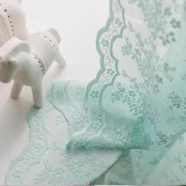 Imagem de Cortinas YJ YANJUN Aqua Sheer 132x160 cm Vintage Floral
