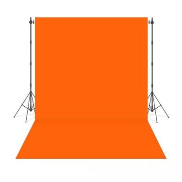 Imagem de Fundo Fotog ráfico Liso Infinito(Laranja,1,80x2,00)