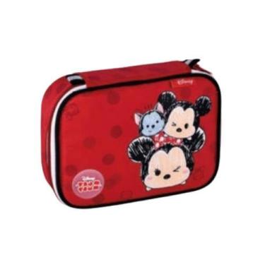 Imagem de Estojo Box Tsum Tsum Minnie Com Compartimentos Para 36 Lápis Grande - 