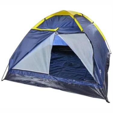 Imagem de Barraca Camping, Cabana Acampamento 4 Azul 4 Pessoas(191x137cm)
