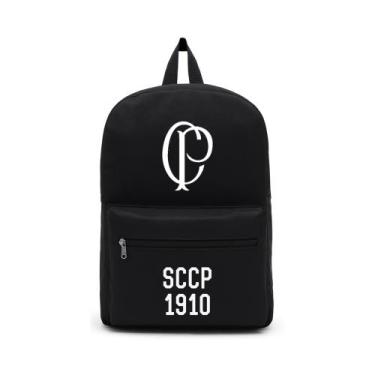 Imagem de Mochila Bolsa Unissex Escolar Resistente Alça Reforçada Moderna Faculd