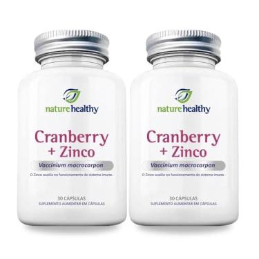 Imagem de COMBO c/ 2 - CRANBERRY EXOCYAN + ZINCO 11MG c/ 30 NATURE HEALTHY