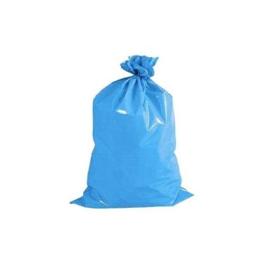 Imagem de Saco Para Lixo De 20 Litros Cor Azul 35x45cm C-400 (4pct)
