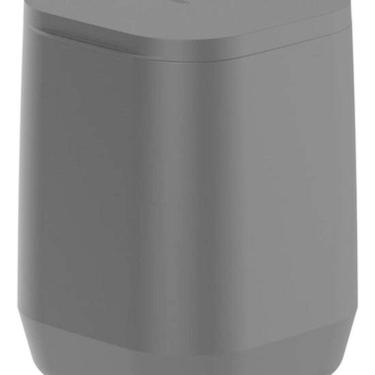 Imagem de Lixeira De Piso Square Plastico Click Preta 6L 26X20X21Cm