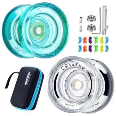 Imagem de Pacote com 2 Yo-Yo MAGICYOYO K2 Crystal para crianças com acessórios