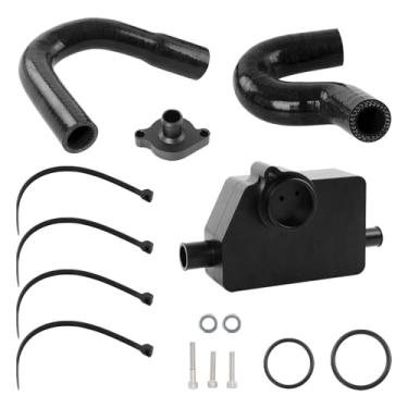 Imagem de Separador de óleo de alumínio atualizado compatível com Ford F250-F450 V8 6.7L Power Stroke 2011-2025, substituição do conjunto do separador de óleo do filtro PCV CCV - DC3Z6A785C