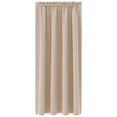 Imagem de Cortina blackout curta, cortina de janela isolada para quarto, cozinha, banheiro, 96 x 114 cm, privacidade blackout