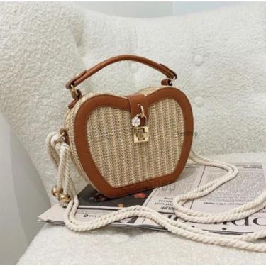 Imagem de Bolsa de Palha de Praia Maça - NoBrand, Marrom