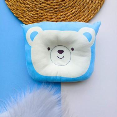 Imagem de Travesseiro Anatômico Bebê Recém Nascido Modelador Almofada Cabeça Cha