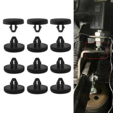 Imagem de Lyxheth 12 peças de rolha de interruptor de freio, almofada de parada do pedal de freio, substituição do batente do pedal da embreagem OEM # 90541-06036, acessórios de carro padrão parada de luz de