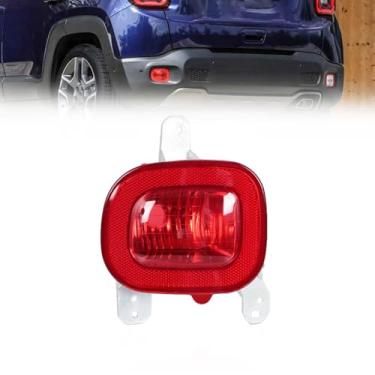 Imagem de JESYMBX Luz de parada traseira refletor de para-choque traseiro para Jeep Renegade 2015-2018 capa da carcaça 68255513AA 68255514AA esquerda