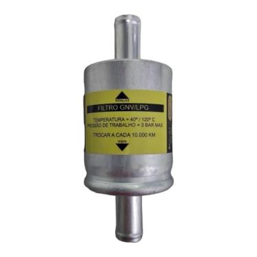 Imagem de Filtro de Óleo GNVWEB Alumínio Mang. 14mm kit Landirenzo GNV