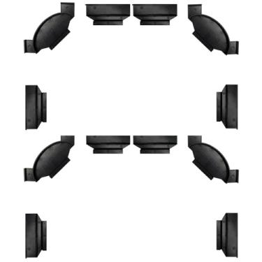 Imagem de Conjunto de suportes adequado para faixa de luz gradiente Philips Hue Play de 55 em 65 em 190.5 cm, kit de suportes de fita de luz Hue, conjunto de clipes de montagem de fitas de LED de longa duração,