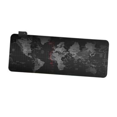 Imagem de LED Glowing Gaming Mouse Pad USB RGB Light-up Non-Slip Desk Mat for Computer Keyboard Office and Gaming with Colorful Gradient Lighting