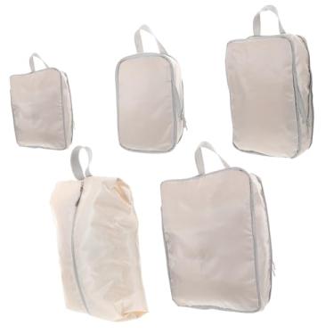 Imagem de 5Pcs Travel Packing Cubes Luggage Organizers Durable Storage for Clothes Shoes Toiletries for Suitcases and Backpacks