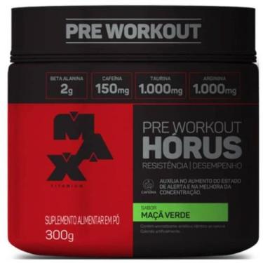Imagem de Horus - Pré Treino (300g) Max Titanium, Maça Verde