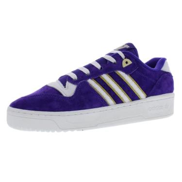 Imagem de adidas Tênis masculino Rivalry Low, Roxo real/branco nuvem/areia de equipe, 41