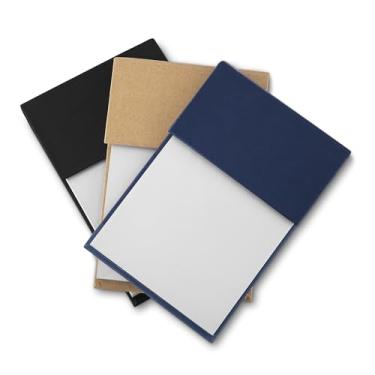 Imagem de Caderno A5 com Capa Dura, 80 Folhas Pautadas, Material Sintético, Suporte para Caneta, Elástico, Miolo Bege (Mini caderno AE Preto)