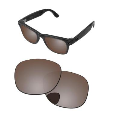 Imagem de PapaViva Lentes de substituição para óculos Ray-Ban Meta Wayfarer RW4008 53 mm AI - Fotocromática, Antiembaçamento e Lente Anti-Luz Azul, Bronze vívido, RW4008 53mm