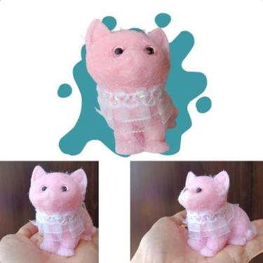 Imagem de Brinquedo De Apertar Gatinho Squish Anti Estresse Gato Fofo - Top Kids