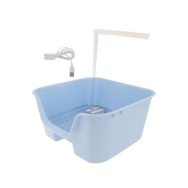 Imagem de Fxzqgnh Banheira Automática para Pássaros com Bomba USB, Chuveiro para Papagaios, Banheira para Pássaros de Pequeno, Médio E Grande Porte, Como Calopsitas E C, Azul