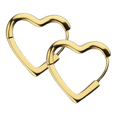 Imagem de Brincos de argola de coração, presente de aniversário para mulheres, meninas, mãe, filha, colega professora, adequado para Halloween, Dia dos Namorados, Natal, Ação de Graças, Páscoa, Small Heart