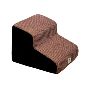 Imagem de Fxzqgnh Escada para Cães com Dois Degraus, Rampa Multifuncional, Escada para Cães Feridos E Animais de Pequeno Porte, Uso Interno, Sofá, Café Preto