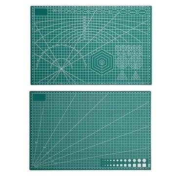 Imagem de Base Corte Dupla Face - Patchwork Artesanato(Verde escuro A3)