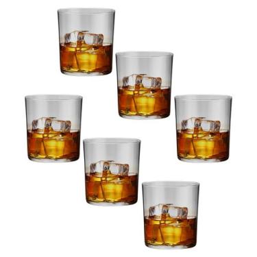 Imagem de Copo De Whisky Acrílico Cristal 6pçs On The Rocks 290ml - NEOPLAS