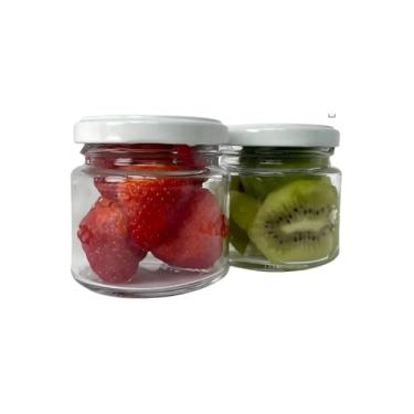 Imagem de Conjunto Porta Condimentos de Vidro e Polipropileno, 3 Unidades, Preto, 150ml, 8x8x6cm, para Cozinha