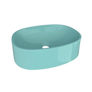 Imagem de Cuba para Banheiro Lira Verde em Mármore Sintético - Cozimax