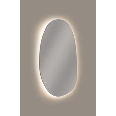 Imagem de Espelho Orgânico com LED 48x83cm Quarto Sala Banheiro