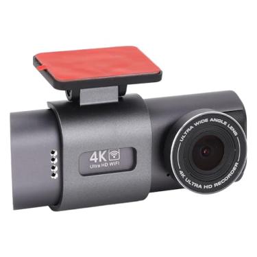 Imagem de Ymiko Câmera Frontal Dupla Traseira 4K 1080P Com Visão Noturna, Lente Grande Angular, Gravação de Loop, Sensor G e Monitoramento de Estacionamento 24 Horas para Veículos