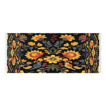 Imagem de Wassud Capas ornamentadas para lavadora e secadora de bordados, protetor de lavadora com sacos de armazenamento, capa de geladeira à prova de poeira com bolsos para lavanderia doméstica, cozinha, 120