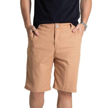 Imagem de Bermuda Linho Sawary - 280477 - terra cota natural 38-Masculino