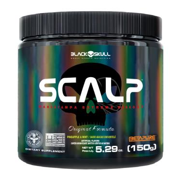 Imagem de Pré Treino Scalp - 150g - Black Skull Scalp Abacaxi com Hortela 150g