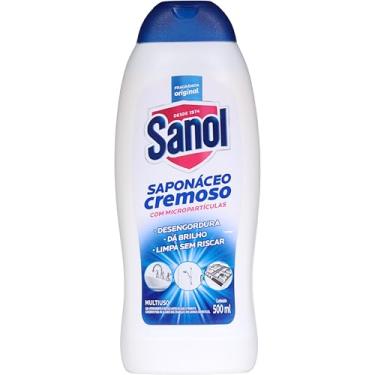 Imagem de Sanol Limpador Multiuso Cremoso Clássico - Saponácio 500 Ml Azul
