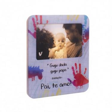 Imagem de Luminária Decorativa com Porta-Retrato 10x15 – Pai de Bebê
