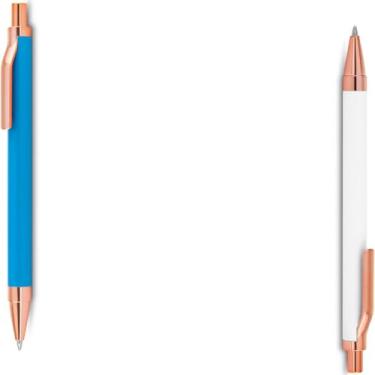 Imagem de Caneta Esferográfica Metal com Ponta Touch, Escrita Azul, Corpo Emborrachado, Grip Emborrachado, Ponta Média 1.0mm, Ambidestro (Kit 2 Vermelho;)