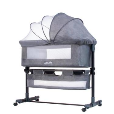 Imagem de Berço 6 em 1 Portátil Moises Com Mosquiteiro De Bebê Acopla Na Cama Ju