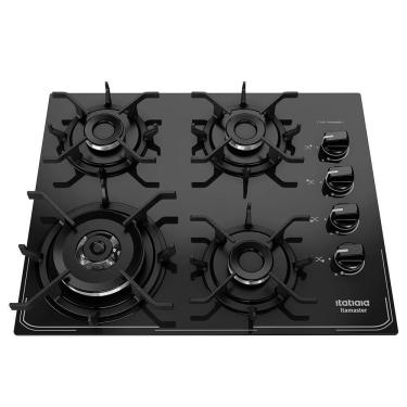 Imagem de Cooktop Itamaster 4 Bocas Itatiaia Preto Bivolt