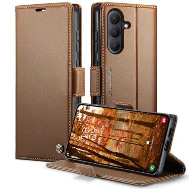 Imagem de owlhold Capa carteira para Samsung Galaxy S26 Plus, capa magnética flip, bloqueio RFID, 3 porta-cartões, suporte, couro PU moderno, capa de telefone TPU à prova de choque para Samsung Galaxy S26 Plus