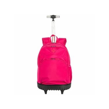 Imagem de Mochila Carrinho Externo com Base Rígida Sestini Rolling Crinkle 2 Rosa - Pink